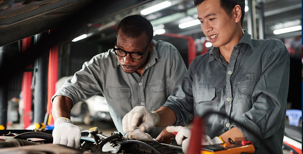 Working as a Light Vehicle Mechanic